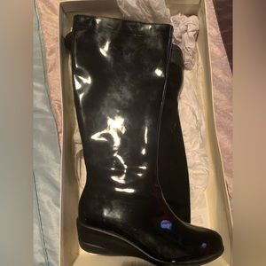 Marc Fischer Hydro Tall Patent Leather Boot - Size 9M